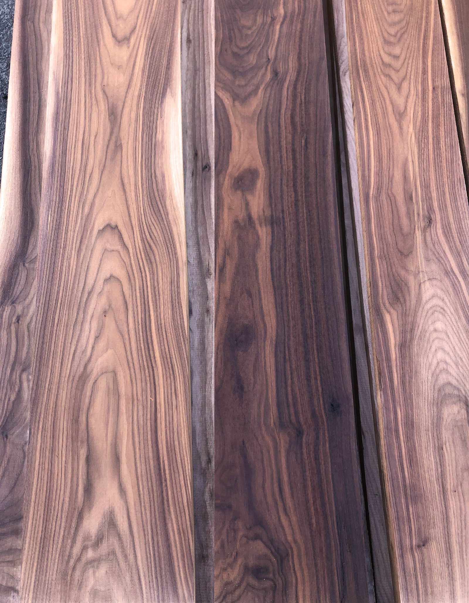 Book Matched and Slip Matched Resawn Panels, From Flitch to Finished Face