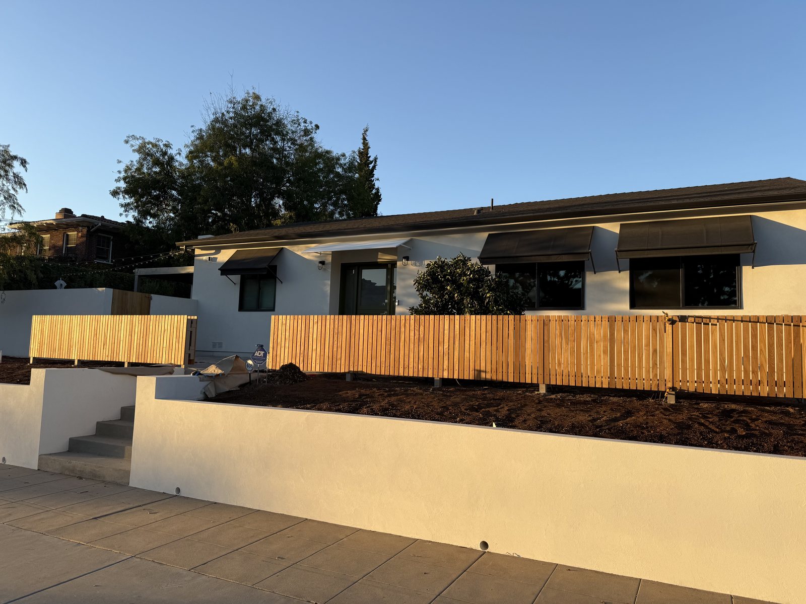 A second plantation teak install, the same certified supply in a different climate