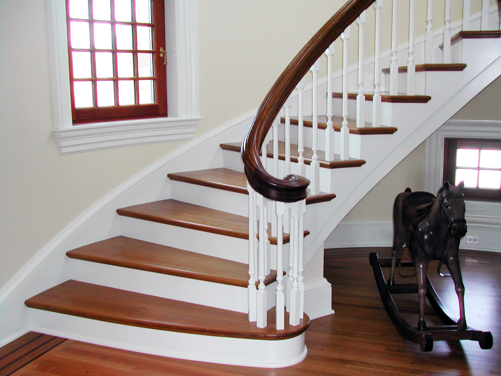 Newel Posts, Volutes and Every Transition a Stair Rail Has to Make