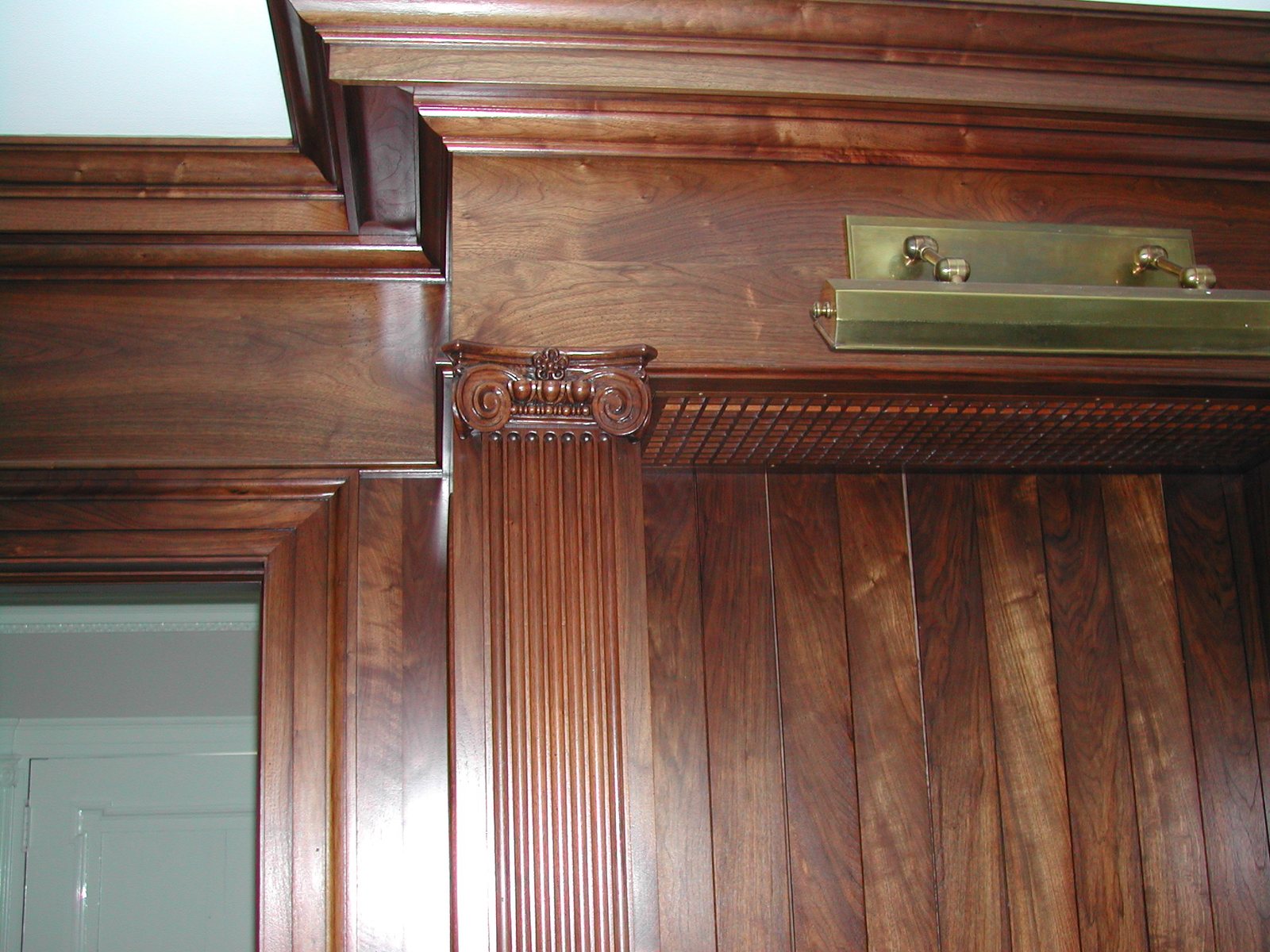 Stain grade crown run in a hardwood and finished clear