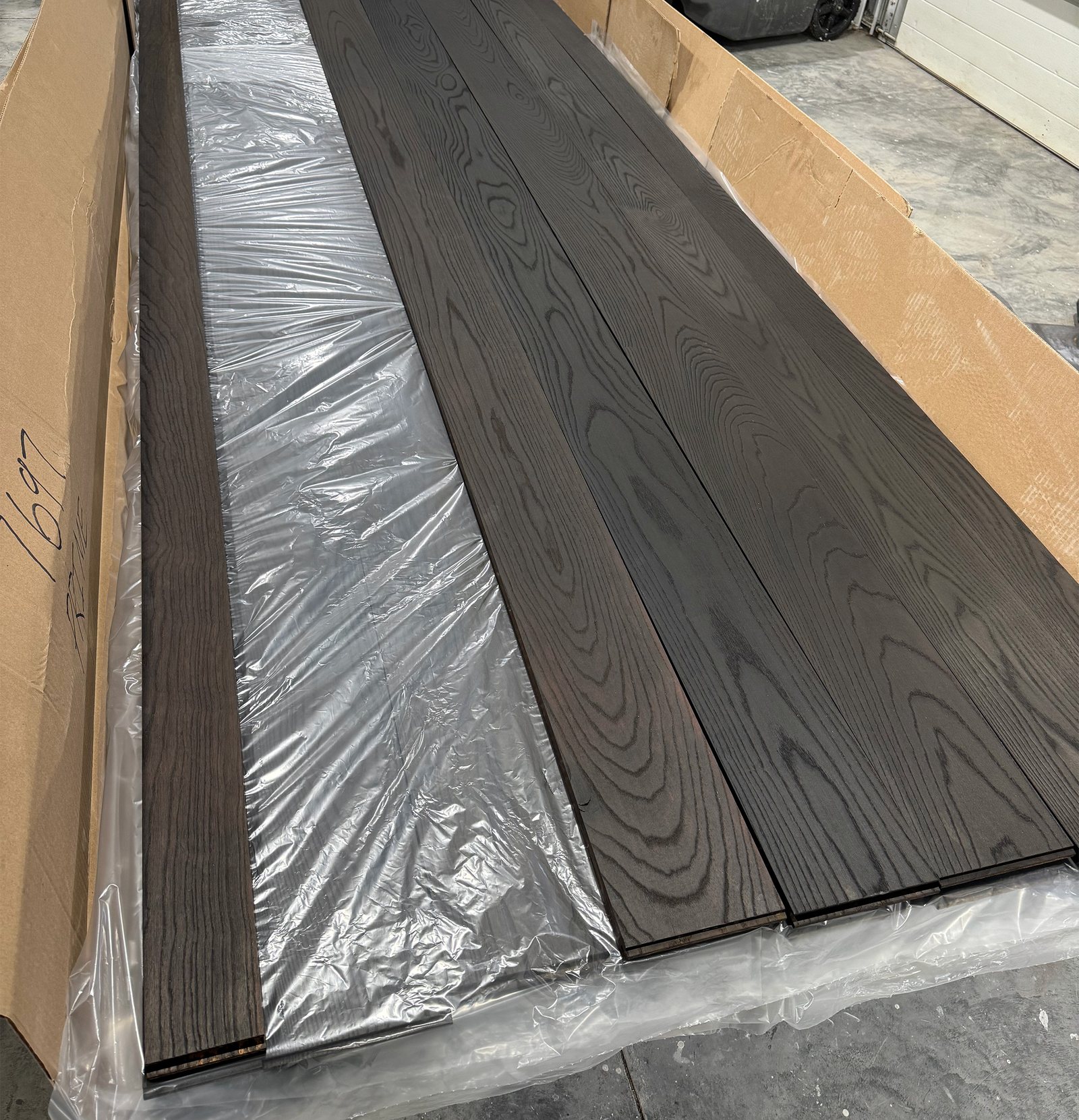 A bundle wrapped and slip sheeted before it goes into storage