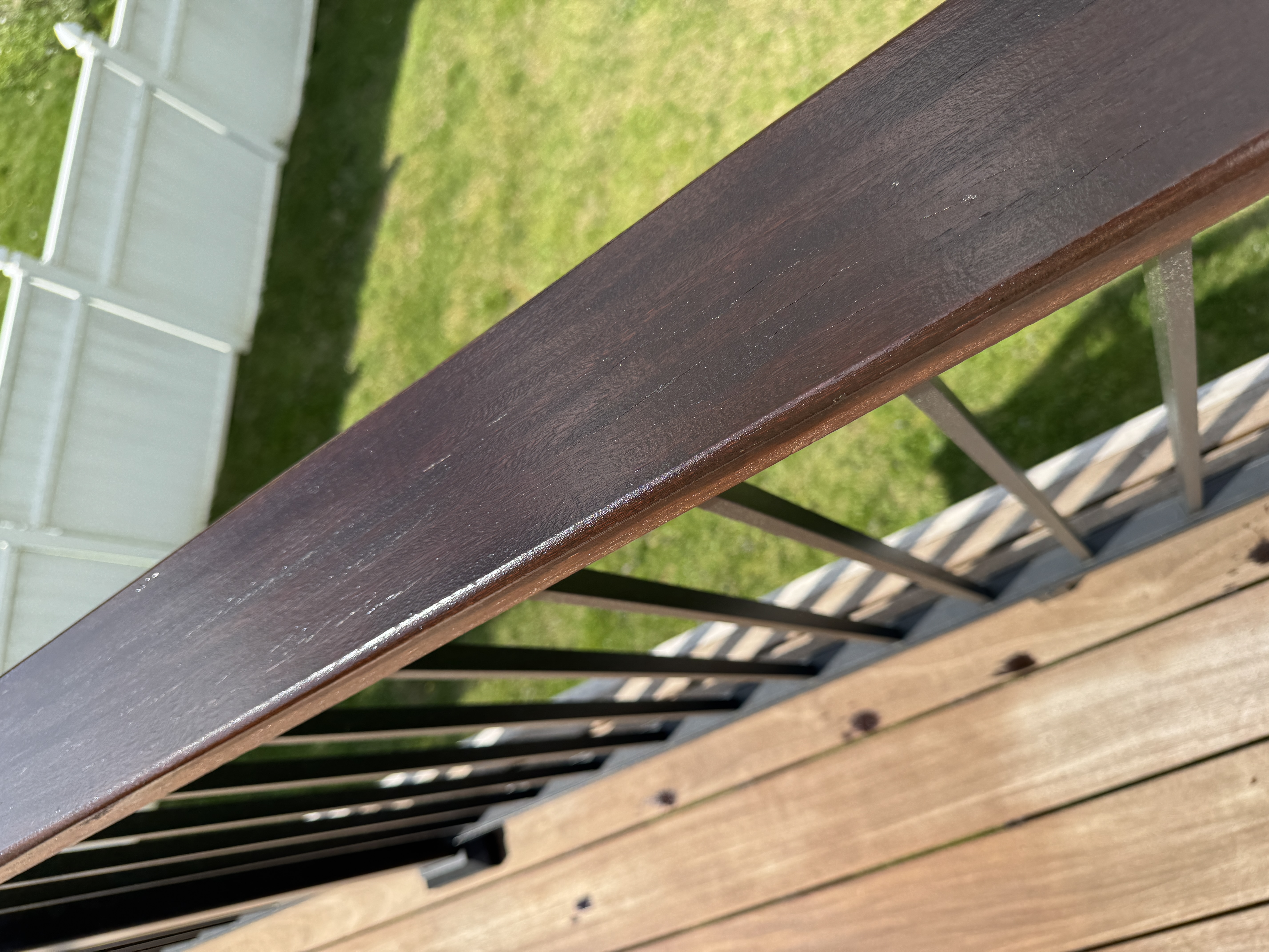 Sealed Ipe railing