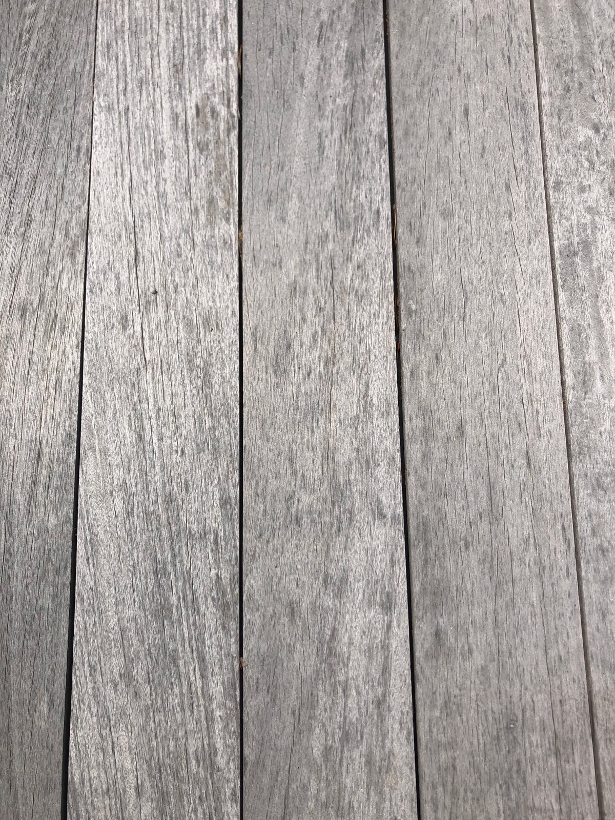 Specifying a Tropical Hardwood Deck That Is Meant to Be Left Uncoated