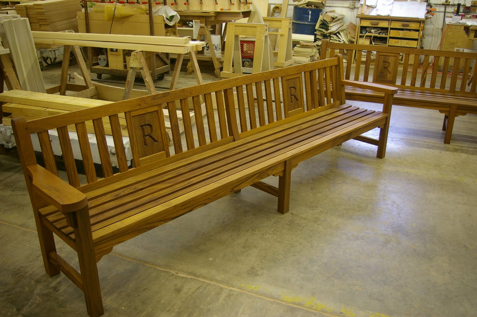 Building Teak Bench and Table Slats From 3 to 5 Inch Staves